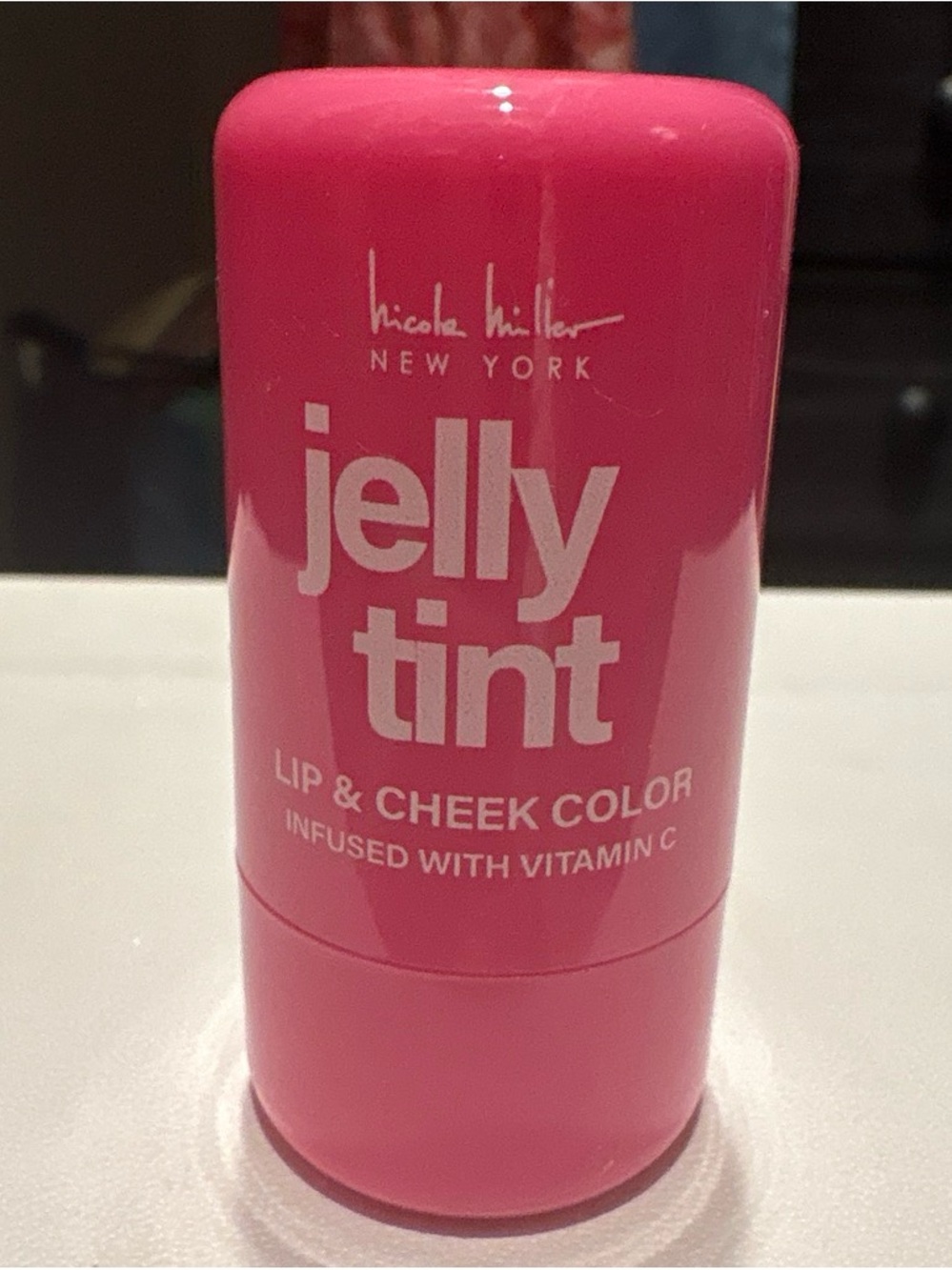 Nicole Miller Jelly Tint Lip & Cheek Color — Hot Pink